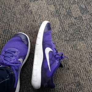 Purple Nike Tennis shoes